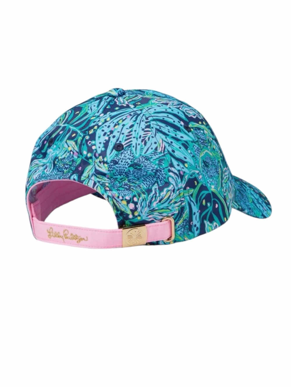 Lilly Pulitzer Catty Purrsonality Run Around Cap NWT - Picture 3 of 6